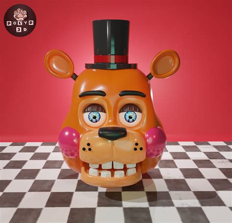 🍿 FREDDY FAZBEAR PALOMERA - FNAF POPCORN BUCKET・Archivo STL para ...
