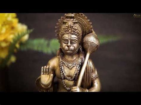 Brass Lord Hanuman Idol Pawan Putra God 17 Inch – StatueStudio