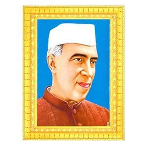 BCOMFORT Jawahar Lal Nehru 15x11 In Frame Painting. : Amazon.in: Home ...