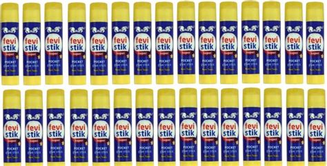 Pidilite Fevistik Glue Stick 8gm Pack of 30 Adhesive Price in India ...