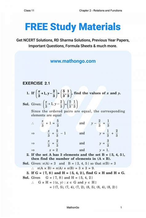 Image result for Chapter 2 Maths Exercise 2.3 Introduction Class 11