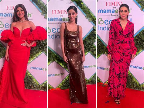 The Best Red Carpet Looks From Femina Mamaearth Beautiful Indians 2024 ...