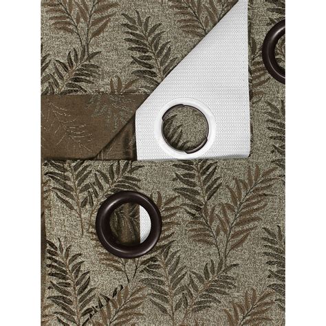Buy Story@Home Jacquard 400 GSM Brown 2 U Long Door Curtain (9 feet) Online