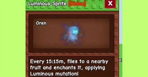 Unlocking the luminous sprite pet in Grow a Garden