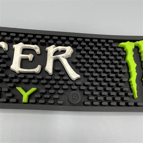 Monster Energy Drink Rubber Bar Mat Man Cave | Ubuy India
