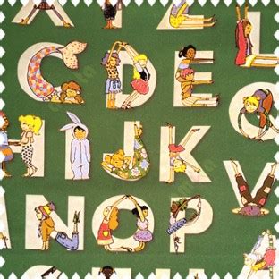 Orange brown green yellow grey color kids learning designs alphabets ...