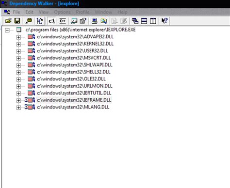Dependency Walker Python 的图像结果