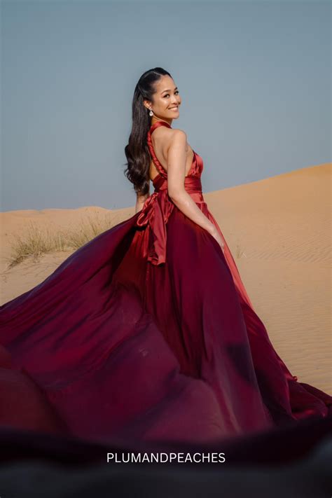 Red Satin Infinity Dress | Discover Endless Style with Our Luxurious ...