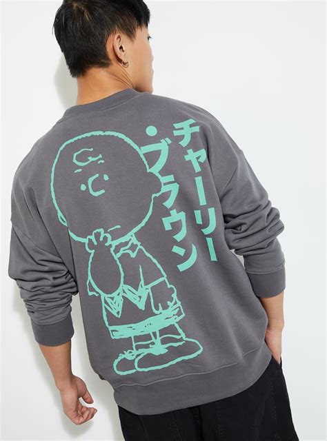 Buy URB_N Men Oversized Peanuts Sweatshirt Online at just Rs. 1199.0 ...