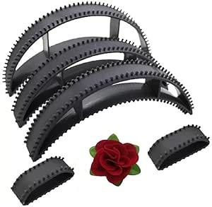 GadinFashion™ Combo Of Hair Bumpits And Hair Accessories Rose Clip For ...