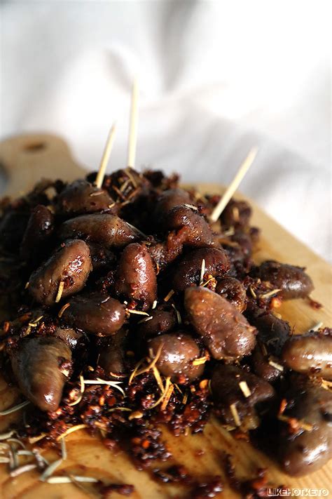 Brazilian Pan Fried Chicken Hearts Offal Recipe « LikeHotKeto