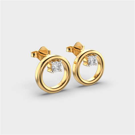 Buy Petite Pou Belle Diamond Studs At Jewelbox