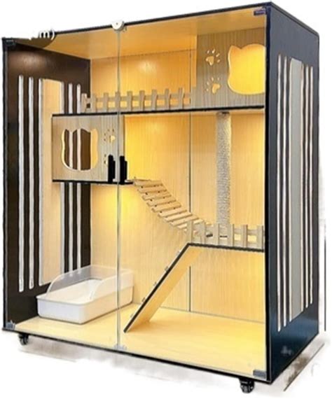 SISWIM Luxury Indoor Cat Villa with Double-Storey Design India | Ubuy