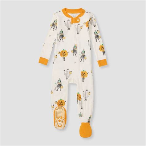 Name Masked Baby Organic Cotton Snug Fit Footed Pajama - Halloween ...