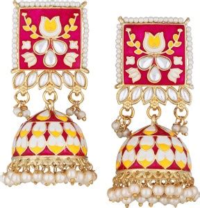 Meenakari Earrings - Buy Meenakari Earrings online at Best Prices in ...