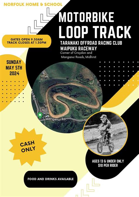 Kids Motorbike Loop Track Fundraiser , Taranaki Off-road Racing Club ...