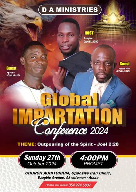 Global Impartation Conference, Lapaz, Accra, Ghana, 27 October 2024 ...