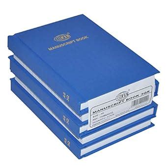 FIS Manuscript Books 8 mm Single Ruled, (Pack of 5 Pcs x 144 Sheets) 3 ...