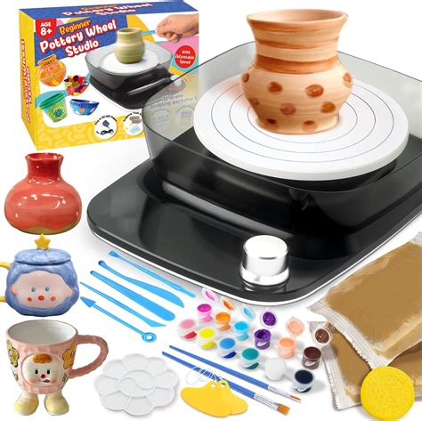 Amazon.com: Pottery Wheel for Kids - Complete Pottery Kit & Tools for ...