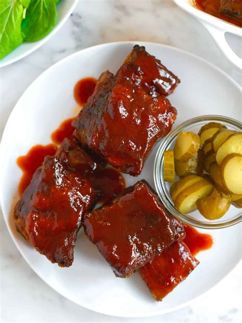 Fall Off the Bone Oven Baked Beef Ribs Recipe
