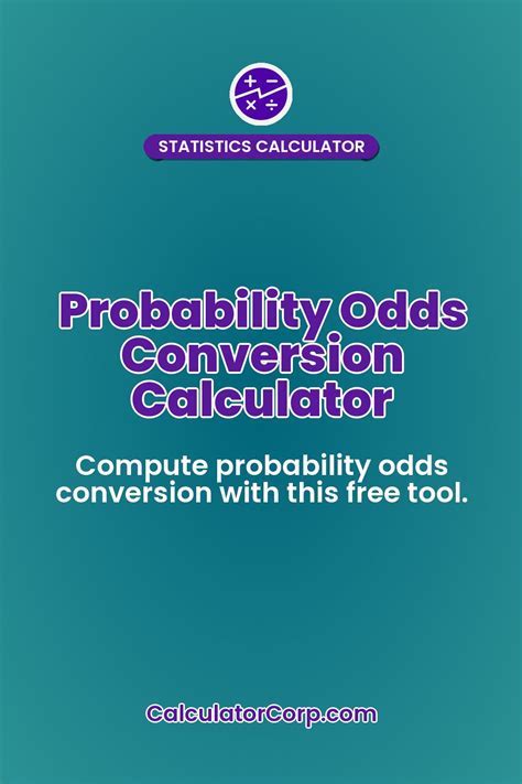 Probability To Odds Calculator - Download Today & Bonus Access