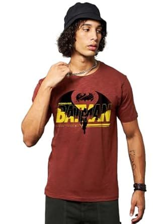 Bewakoof Air 1.0 Official DC Merchandise Batman Men's Graphic Printed ...