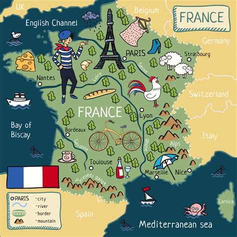 Southern France Map Of Towns