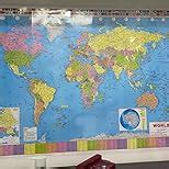 World Political Map | 140 cm x 100 cm | Laminated | Extra Large Size ...