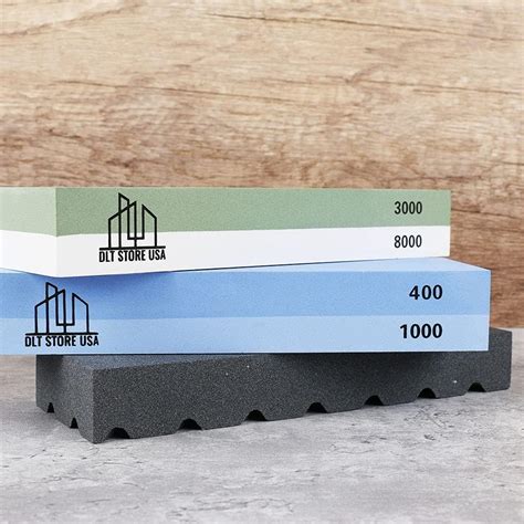 Buy Knife Sharpening Stone Kit, DLT Store USA Professional Whetstone ...