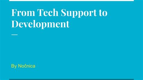Image result for Tech Support for Developers