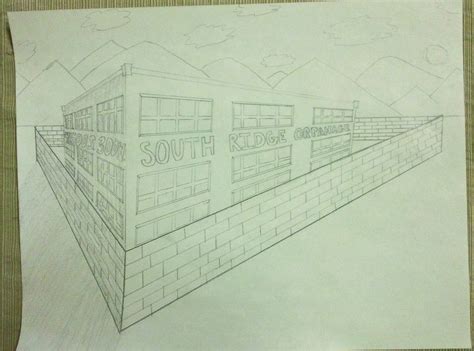 Image result for Two-Point Perspective Object Drawing