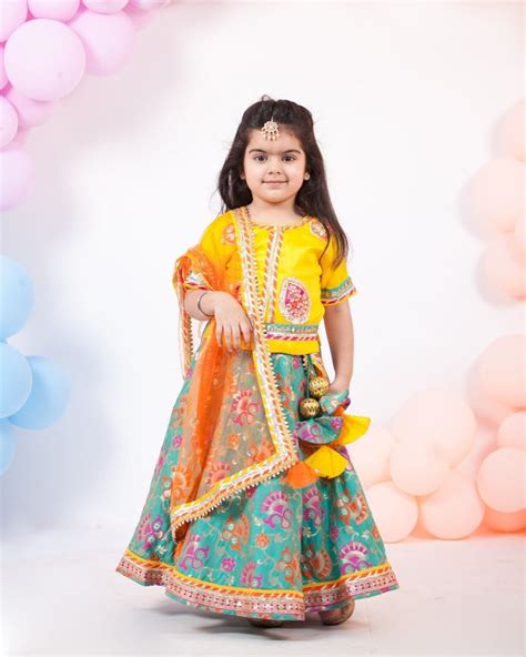 Pretty Designs of Lehengas for Kids That Are Adorable to the T