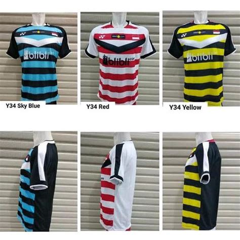 Jual Baju Jersey Bulutangkis Kaos Badminton Yonex Y34 Kevin Gideon ...