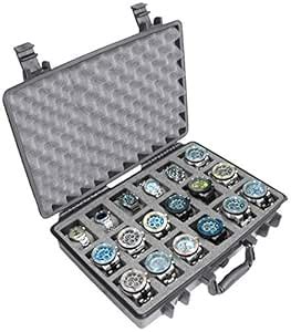 Case Club Waterproof 18 Watch Travel Case : Amazon.in: Watches