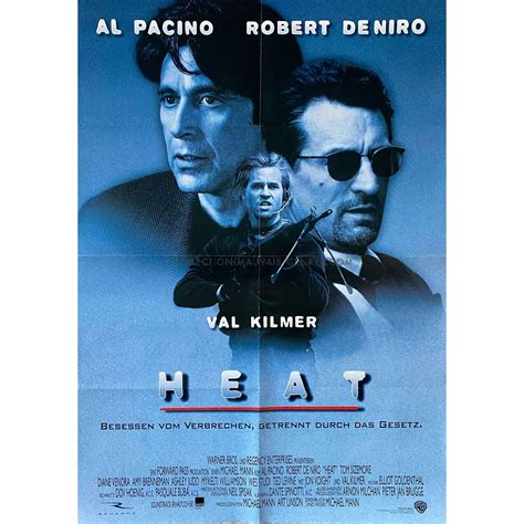 HEAT Movie Poster (23x33 in. - 1995 - Germany)