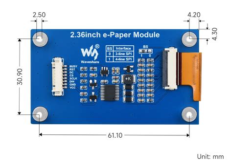 Image result for ePaper Module vs ePaper Module G