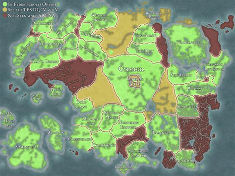 Request Tamriel map skyrim - Map Tamriel tamerial map