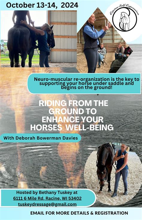 Deb Davies Riding from the Ground Clinic , 6111 6 Mile Road, Racine, WI ...