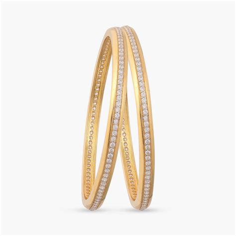 Buy Amelia Delicate CZ Silver Bangles | Paksha - Paksha India