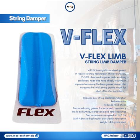 Jual flex damper limb / string v-flex busur panahan standar bow recurve ...