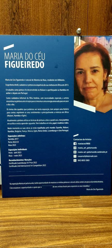 Maria art pelomundo , ISSS Centro Distrital Porto, 3 November 2023 ...