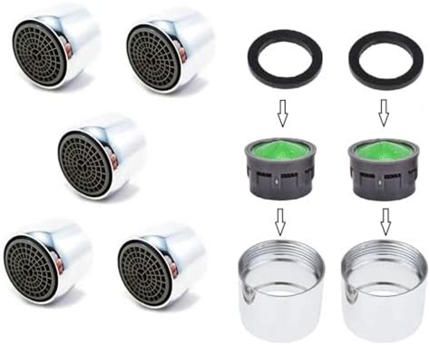 EMTEX Brass Regular 22 mm Water Tap Aerator | Foam Flow | Standard Size ...