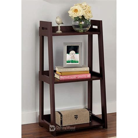 DRIFTINGWOOD Wooden Furniture 3 Tier Ladder Shelf & Room Organizer ...