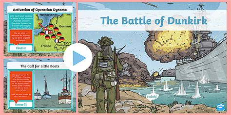 KS2 The Battle of Dunkirk Information PowerPoint
