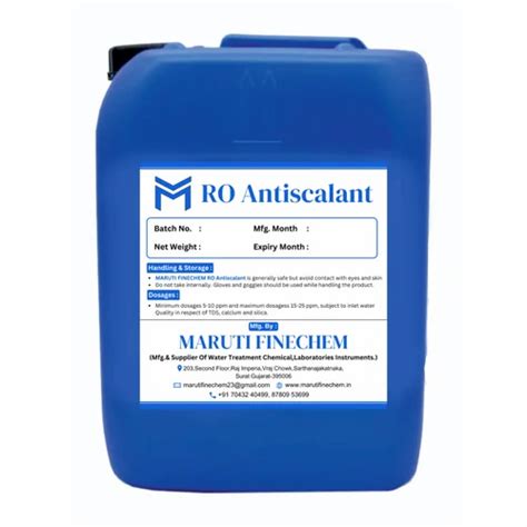 Ro Antiscalant Chemical Trader - Retailer from Surat