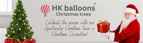Buy HK balloons 4Ft Artificial Christmas Tree Unlit Premium Hinged ...