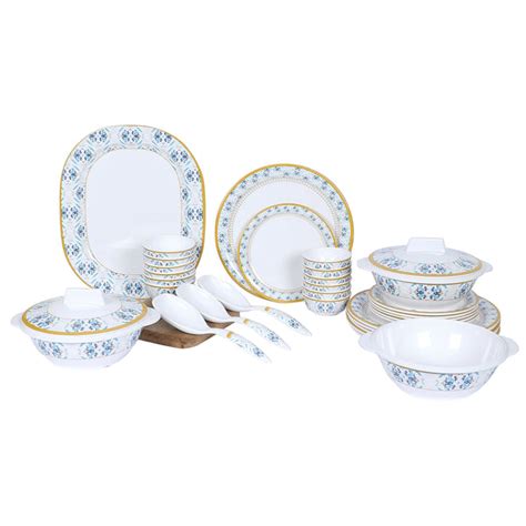 Stehlen Indian Round Dinnerware, Pure melamine, 24 PC Kitchen Set for