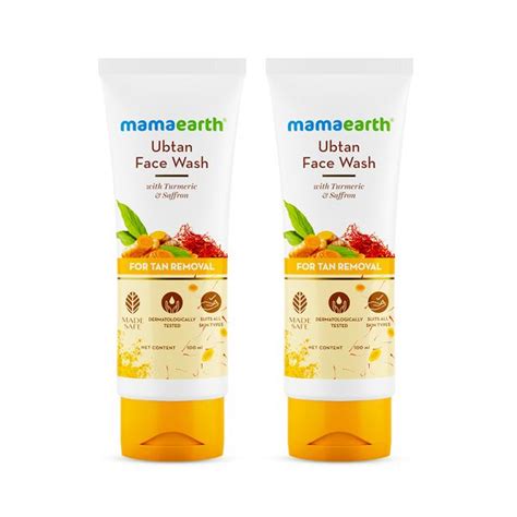 Saffron Face Wash with Ubtan for Tan Removal -Pack of 2