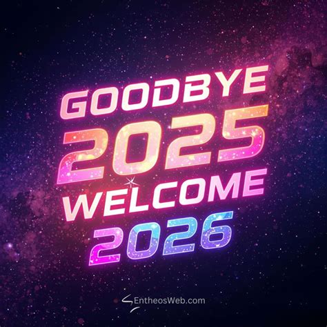 Hello 2026 Goodbye 2025 » EntheosWeb