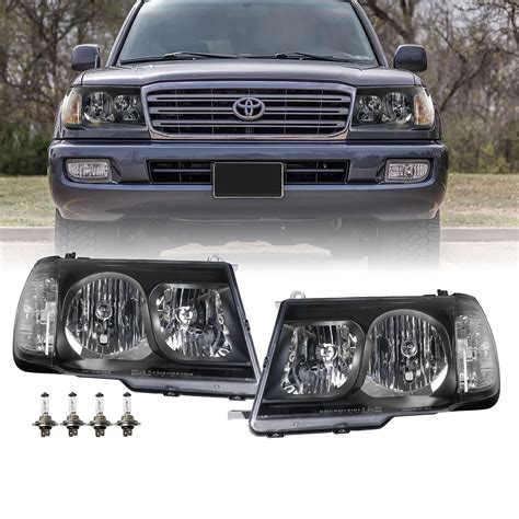 Buy USR DEPO FJ100 Black Housing Headlights - Headlamps Set (Left ...